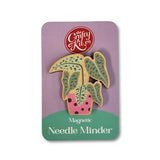 Stippenplant - Begonia - Houten naaldmagneet