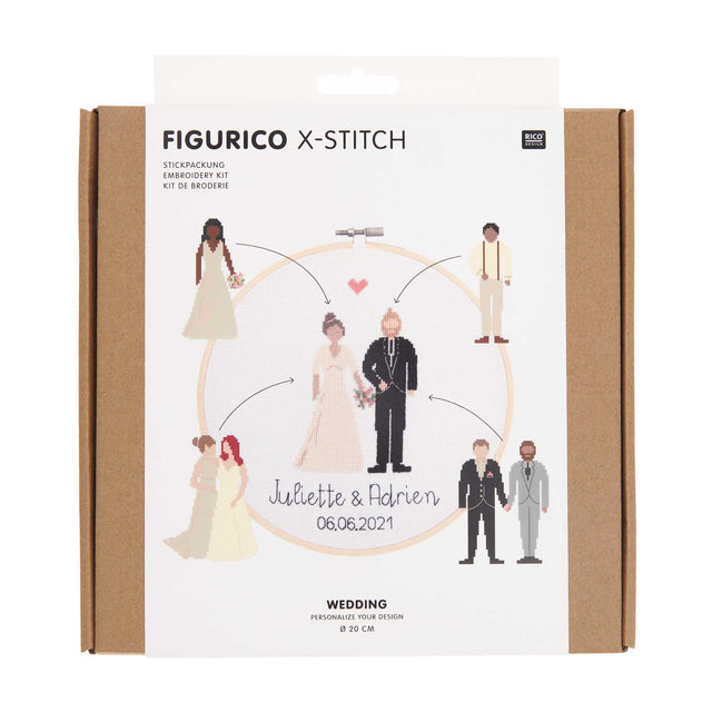 huwelijk-portret-borduren - Rico