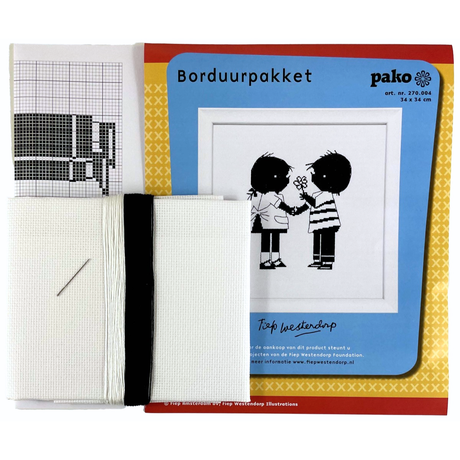 jip_en_janneke_borduurpakket_aida_en_dmc_garen - Pako