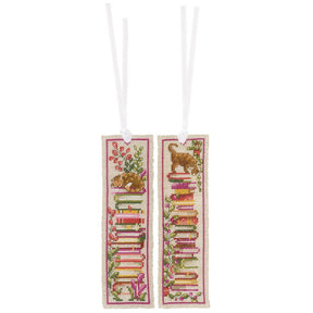 boekenlegger borduurpakket katten boeken