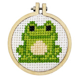 You're Toad-ally Loved! sleutelhanger - Kikker - Mini borduurpakket