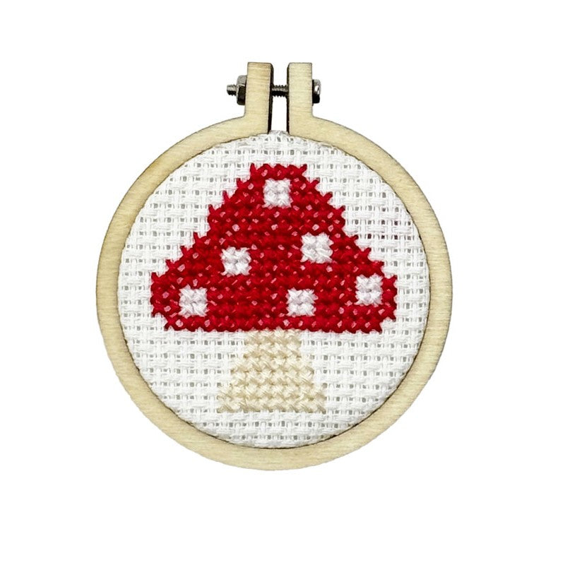 You're A Fungi! - Paddenstoel sleutelhanger - Mini borduurpakket