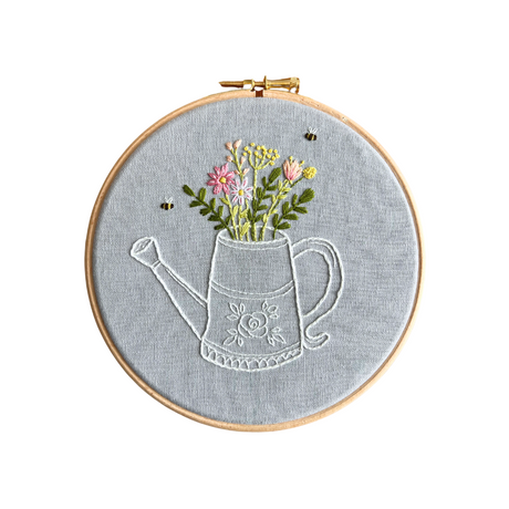 lentebloemen-borduren-borduurpatroon - Iris Borduurt