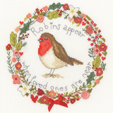 loved-ones-are-near-borduurpakket-roodborstje - Bothy Threads