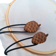 Magnetische stofhouders: Dennenappel - 2 stuks -bestellen bij Iris Borduurt