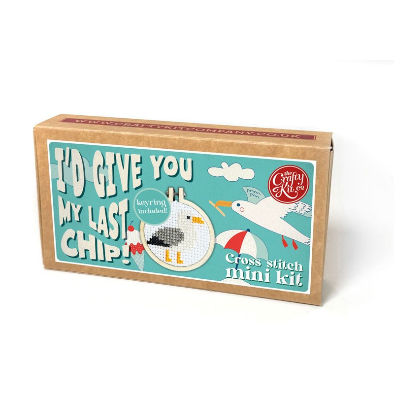 I'd Give You My Last Chip - Meeuw - Mini borduurpakket