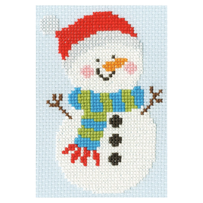 merry-snowman-bothy-threads-borduurpakket-voor-kinderen - Bothy Threads
