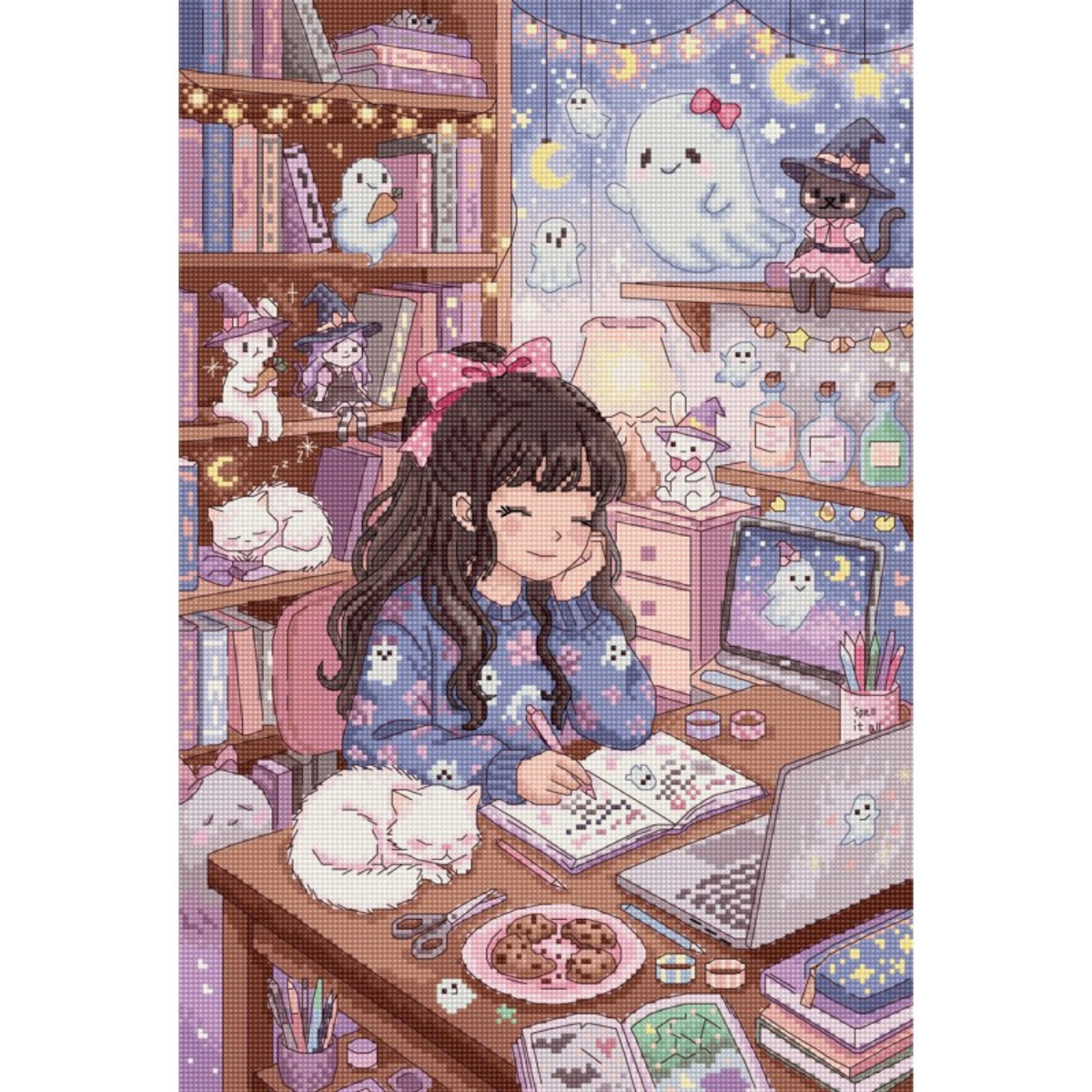 Midnight Magic Notes - LetiStitch borduurpakket