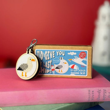 I'd Give You My Last Chip - Meeuw - Mini borduurpakket