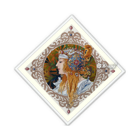 mucha-borduurpakket-blonde - Merejka