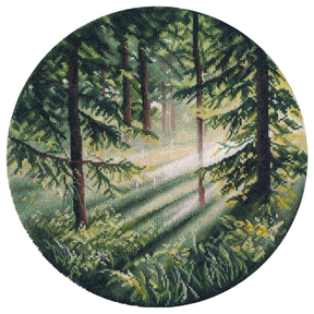 Play of Light - Naaldbos borduurpakket -bestellen bij Iris Borduurt