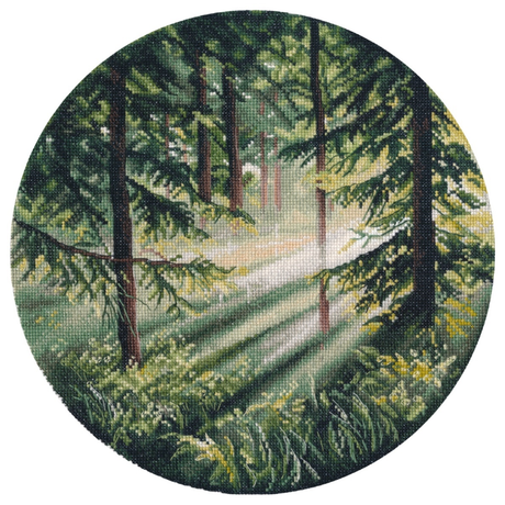 Play of Light - Naaldbos borduurpakket -bestellen bij Iris Borduurt