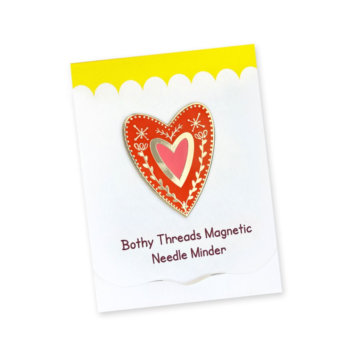 Scandi Heart - Rood hartje - Bothy Threads Needle Minder -bestellen bij Iris Borduurt