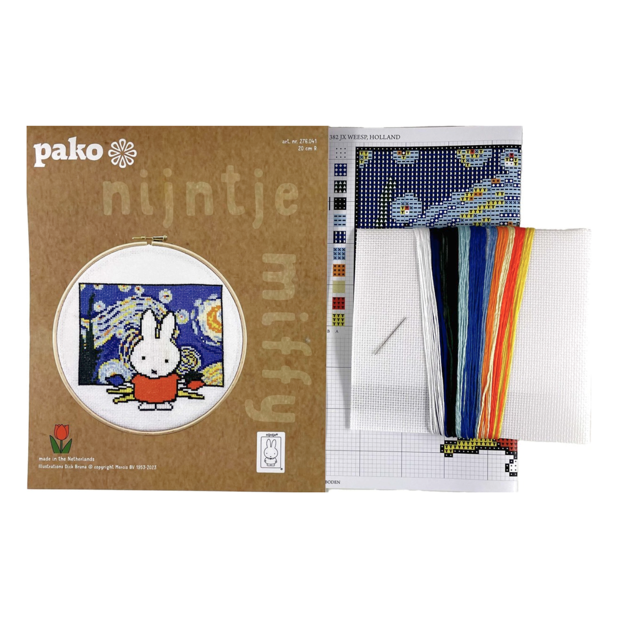 nijntje_borduurpakket_sterrennacht - Pako