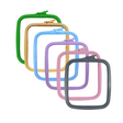 nurge-borduurring-vierkant-plastic-verschillende-kleuren - Nurge