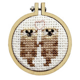You're Otterly Amazing sleutelhanger - Otters - Mini borduurpakket
