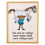 Pippi Langkous borduurpakket - Zweedse quote - Astrid Lindgren -bestellen bij Iris Borduurt