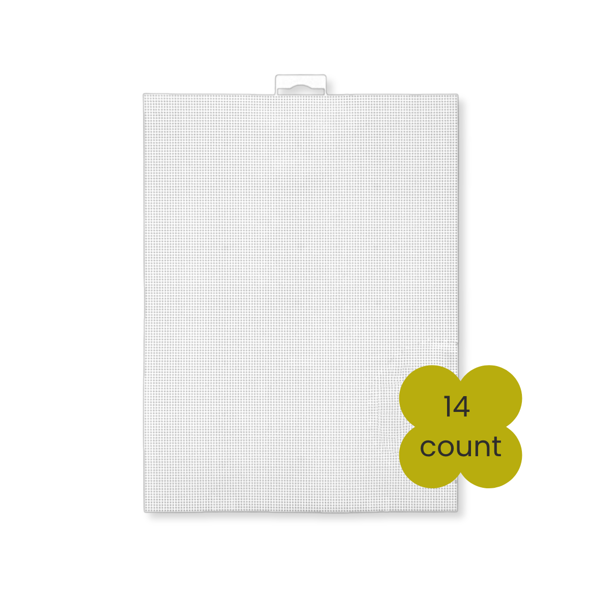 Plastic canvas voor borduren - 14 count - Wit