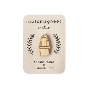 productfoto-naaldmagneet-cactus - Iris Borduurt