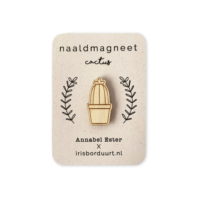 productfoto-naaldmagneet-cactus - Iris Borduurt