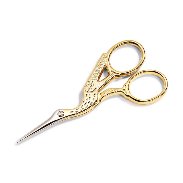 prym-borduurschaar-ooievaar-goud - Prym