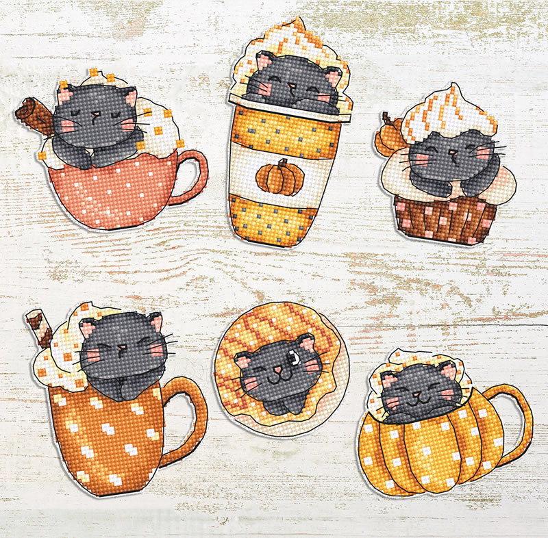 pumpkin-cup-kitties-borduurpakket-herfst - LetiStitch