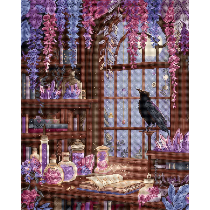 Raven's Library - LetiStitch borduurpakket