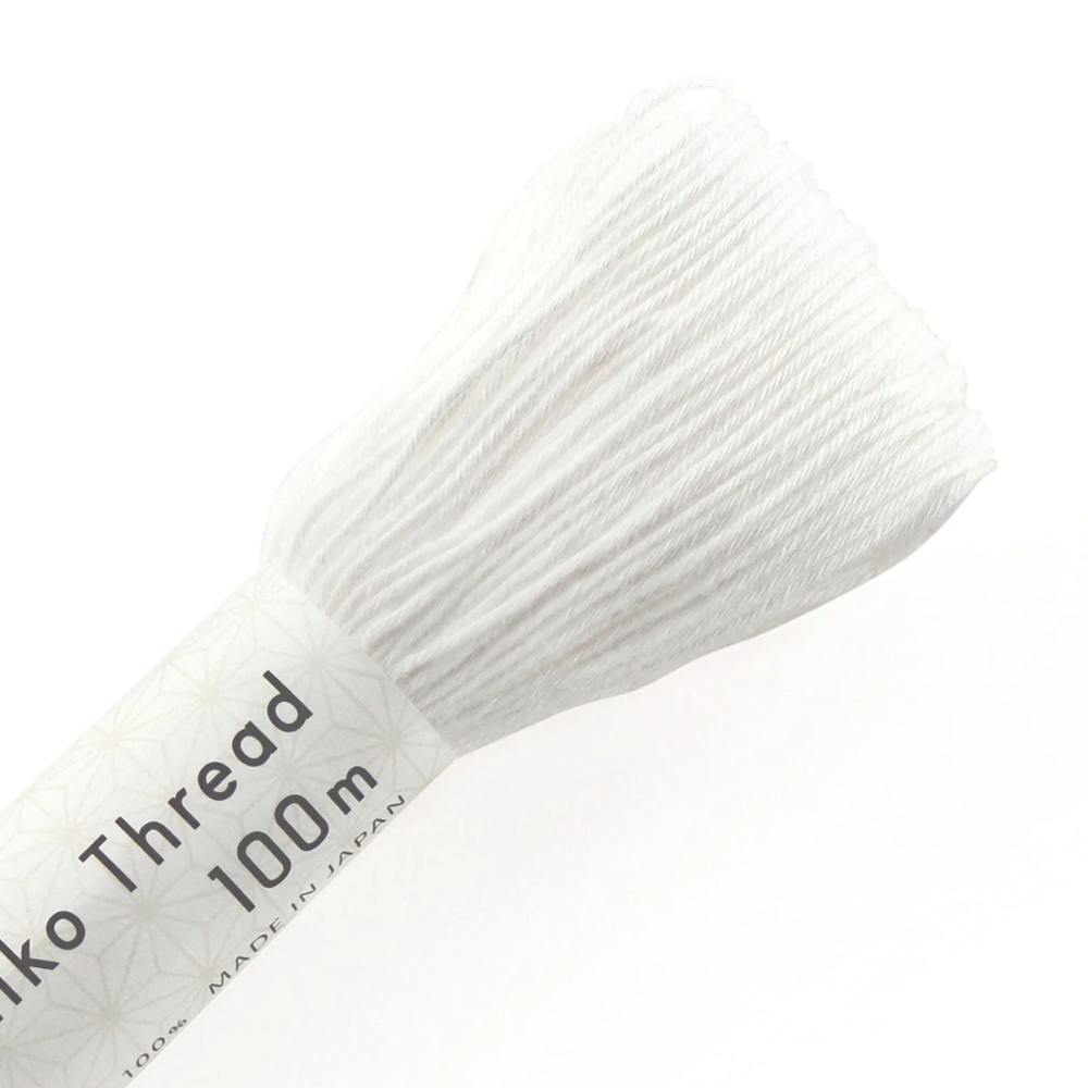 Sashiko garen - Wit - 100 meter