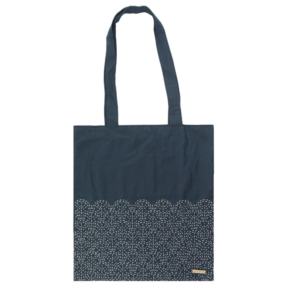 Sashiko sjabloon golven - Seigaiha - Geometrisch patroon - 10 x 10 cm