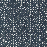 Sashiko sjabloon golven - Seigaiha - Geometrisch patroon - 10 x 10 cm