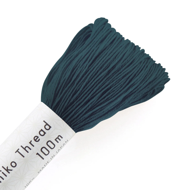 Sashiko garen - Duck Blue - 100 meter -bestellen bij Iris Borduurt