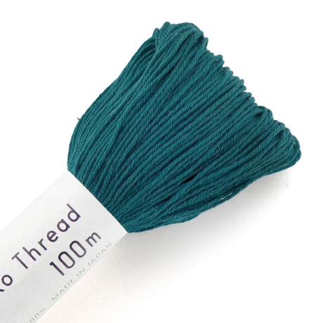 Sashiko garen - Deep Teal - 100 meter -bestellen bij Iris Borduurt
