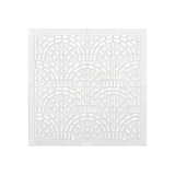Sashiko sjabloon golven - Seigaiha - Geometrisch patroon - 10 x 10 cm