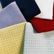 Sashiko stof met dot grid - Donkerblauw of wit - Hana Fukin -bestellen bij Iris Borduurt