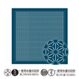 Sashiko stof met patroon - Asanoha - Donkerblauw - Hana Fukin -bestellen bij Iris Borduurt