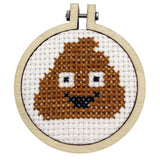 Shit Happens! - Drol sleutelhanger - Mini borduurpakket