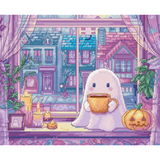 Pumpkin Latte Nights - LetiStitch cross stitch kit