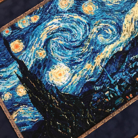 sterrennacht_kruissteekpatroon - Riolis