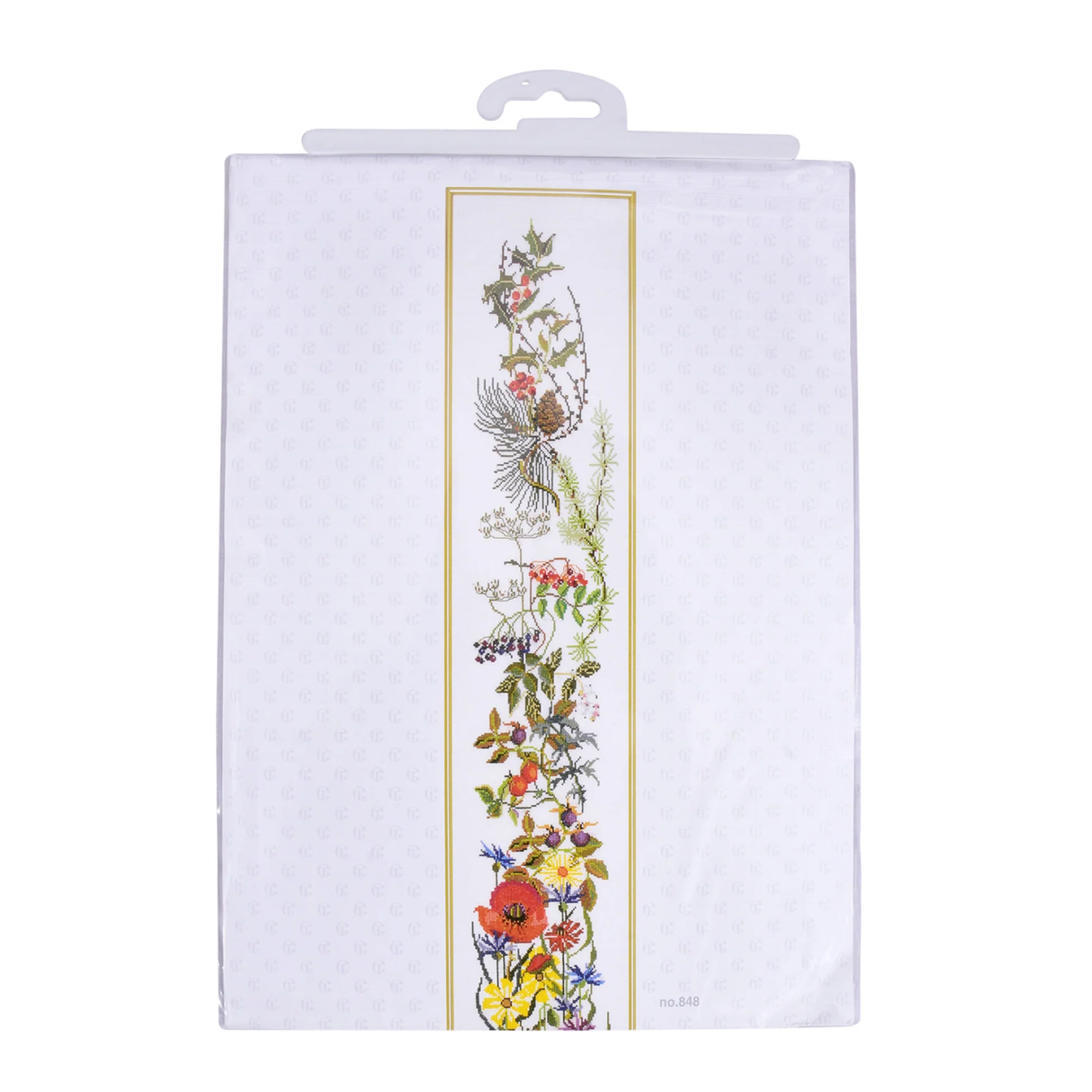 Thea Gouverneur borduurpakket aida bloemen jaargetijden