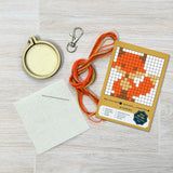 For Fox Sake! - Vos sleutelhanger - Mini borduurpakket