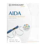 Zweigart Aida borduurstof 18 count - Off white - 48 x 53 cm