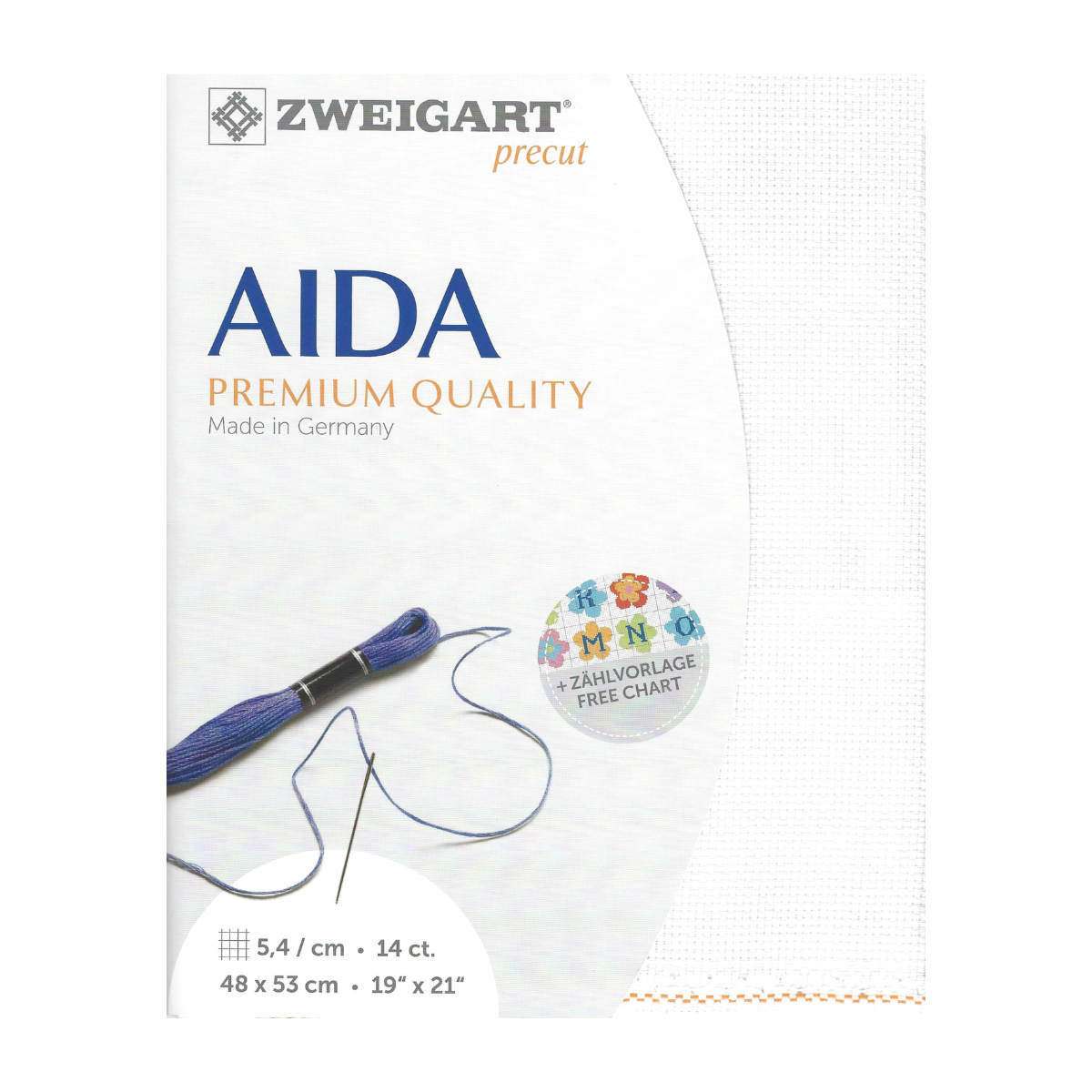 zweigart_witte_aida_precut_14_count - Zweigart