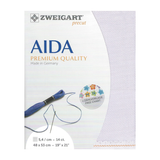 Zweigart Aida borduurstof 14 count - Lila - 48 x 53 cm