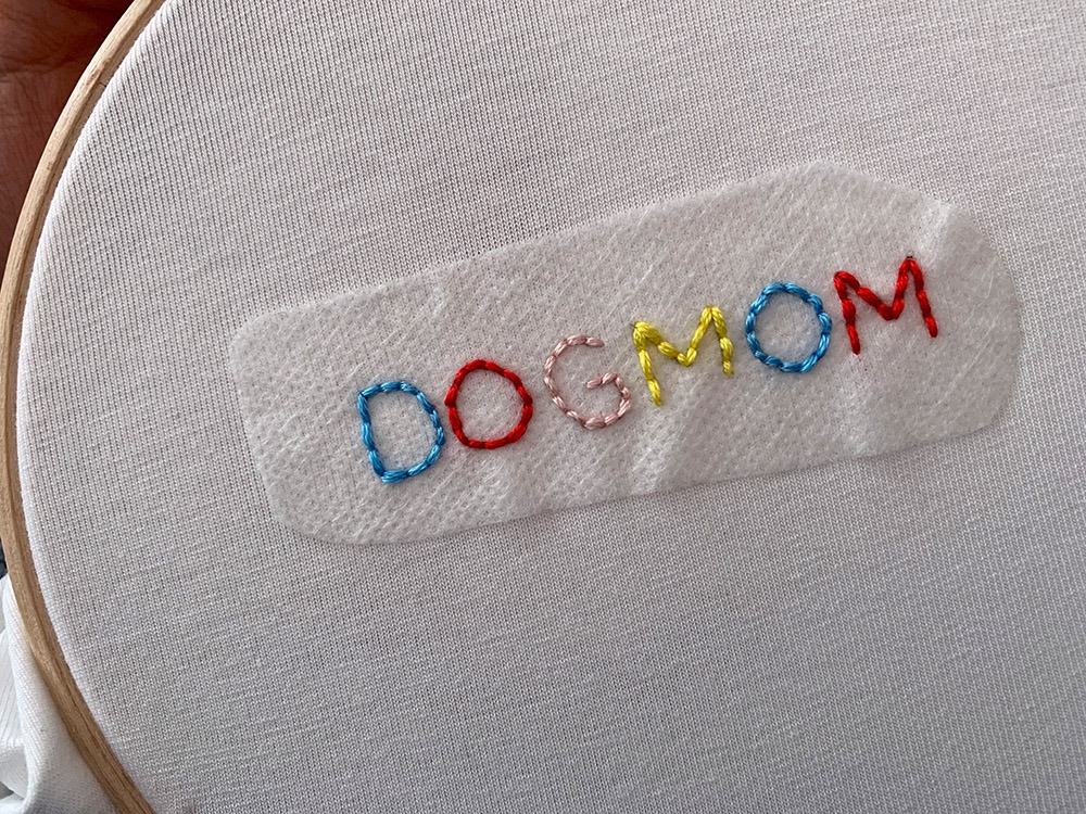 Verrassend Do It Yourself: DIY: Borduren op een shirt - Iris Borduurt Blog LO-47