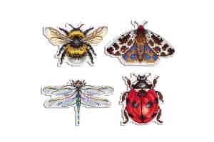 Borduurpakket: Winged Friends – Insecten magneten