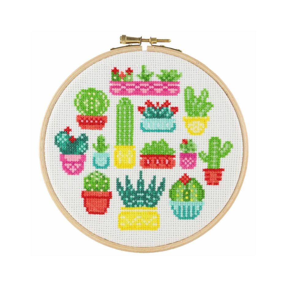 Stitchonomy borduurpakket cactussen cacti
