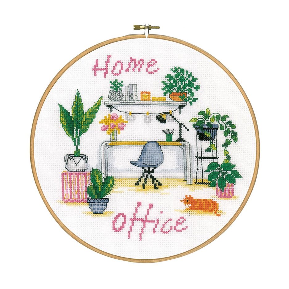 Home Office Vervaco borduurpakket