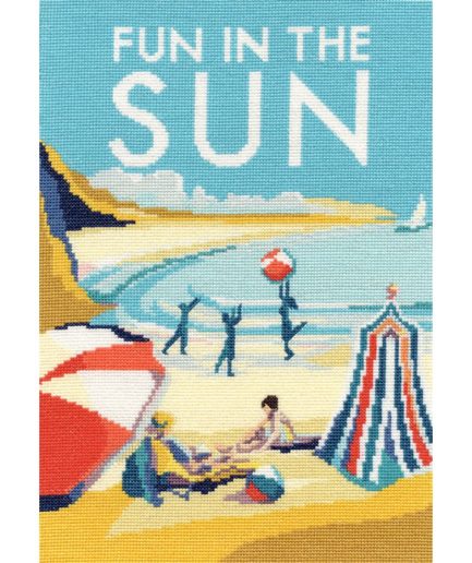 Vintage Seaside - Fun in the Sun - Bothy Threads borduurpakket
