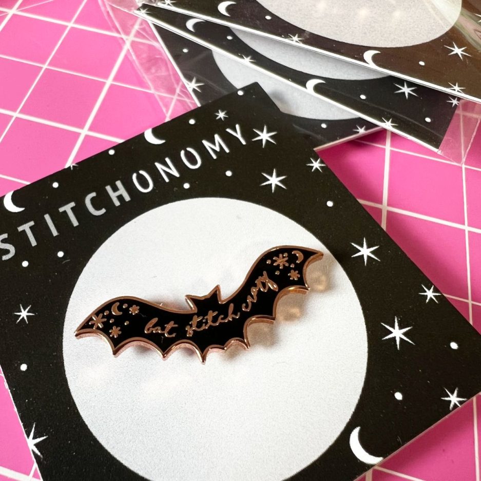 Bat stitch crazy