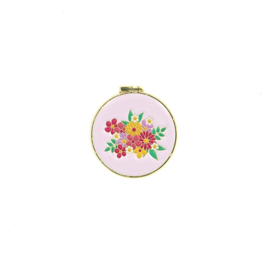 Floral Embroidery Bohin needle minder
